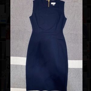 Navy blue Calvin Klein pencil dress